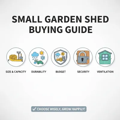 Essential factors to consider when purchasing a small garden shed for tools