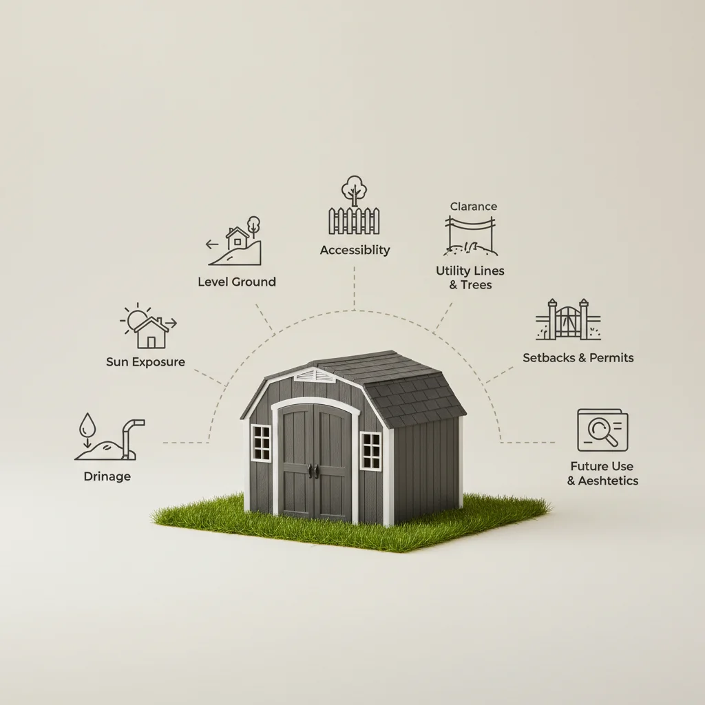Storage Shed Placement: 7 Rules for Optimal Backyard Use